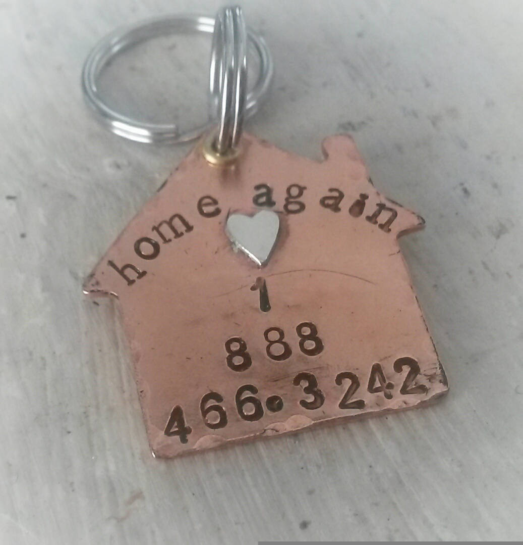 Microchip tag tag for microchip info id tag pet tag for Etsy
