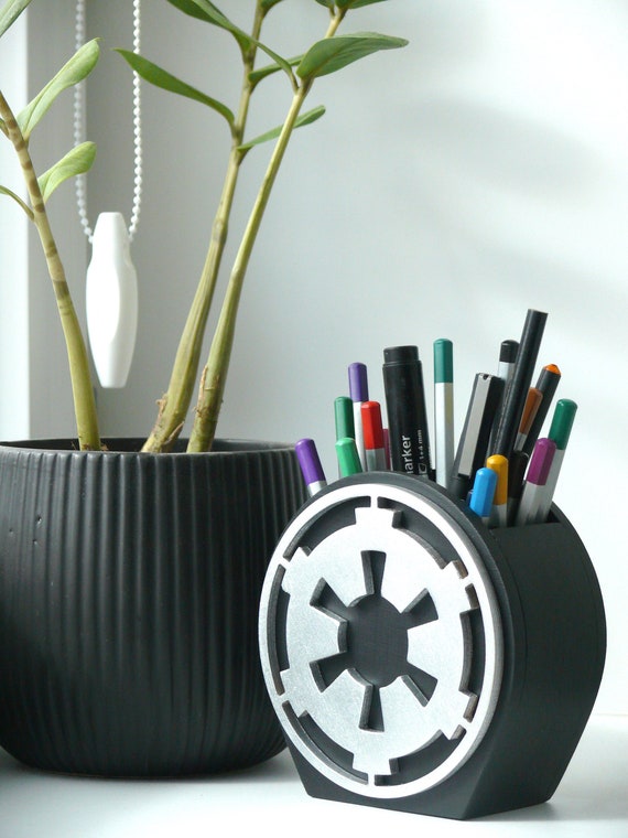 Star Wars Galactic Empire Pen Holder Pen Organizer Office Etsy