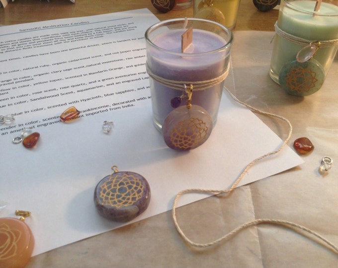 Crown Chakra Meditation Candle