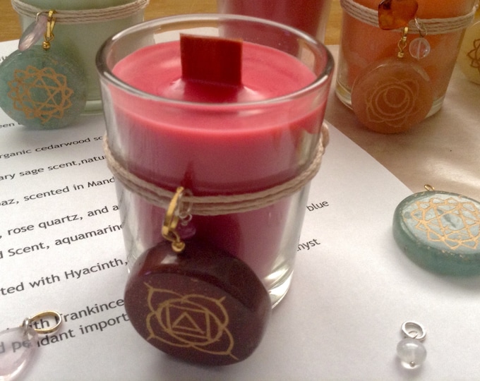 Root Chakra Meditation Candle