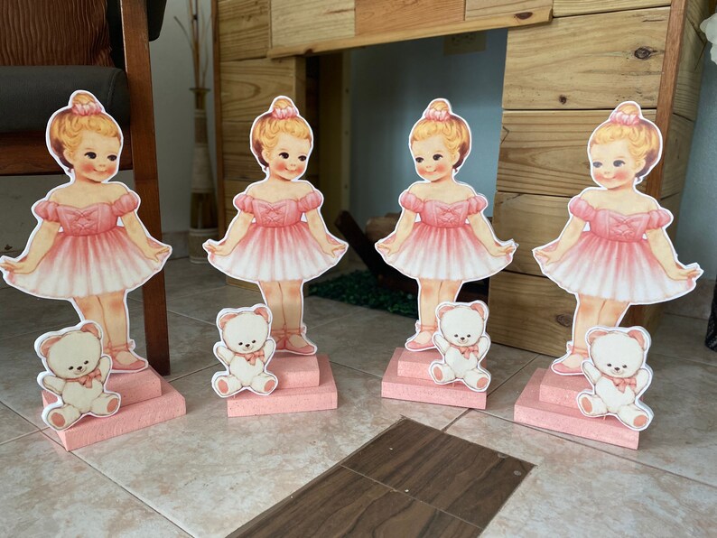 Paper Doll Mate Centerpieces Etsy