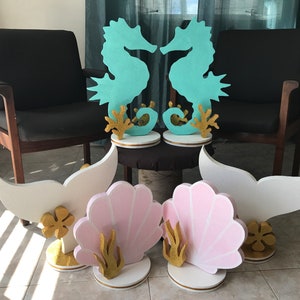 Centros de mesa de sirena