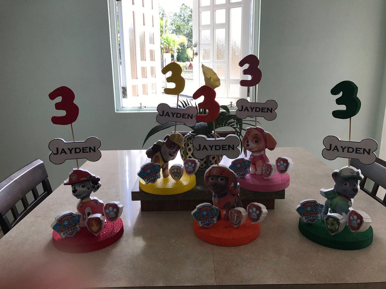 Paw Patrol Centerpieces | Etsy