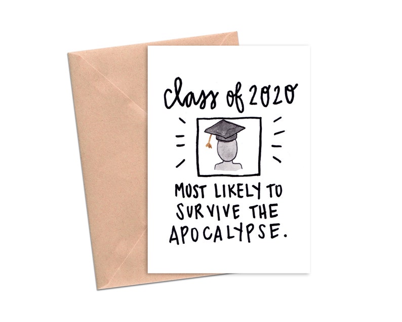 printable funny graduation cards class of 2020 card for