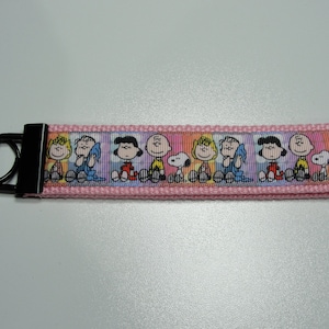 Peanuts Snoopy Keyfob Strap or Keychain - Purse or Wallet Strap