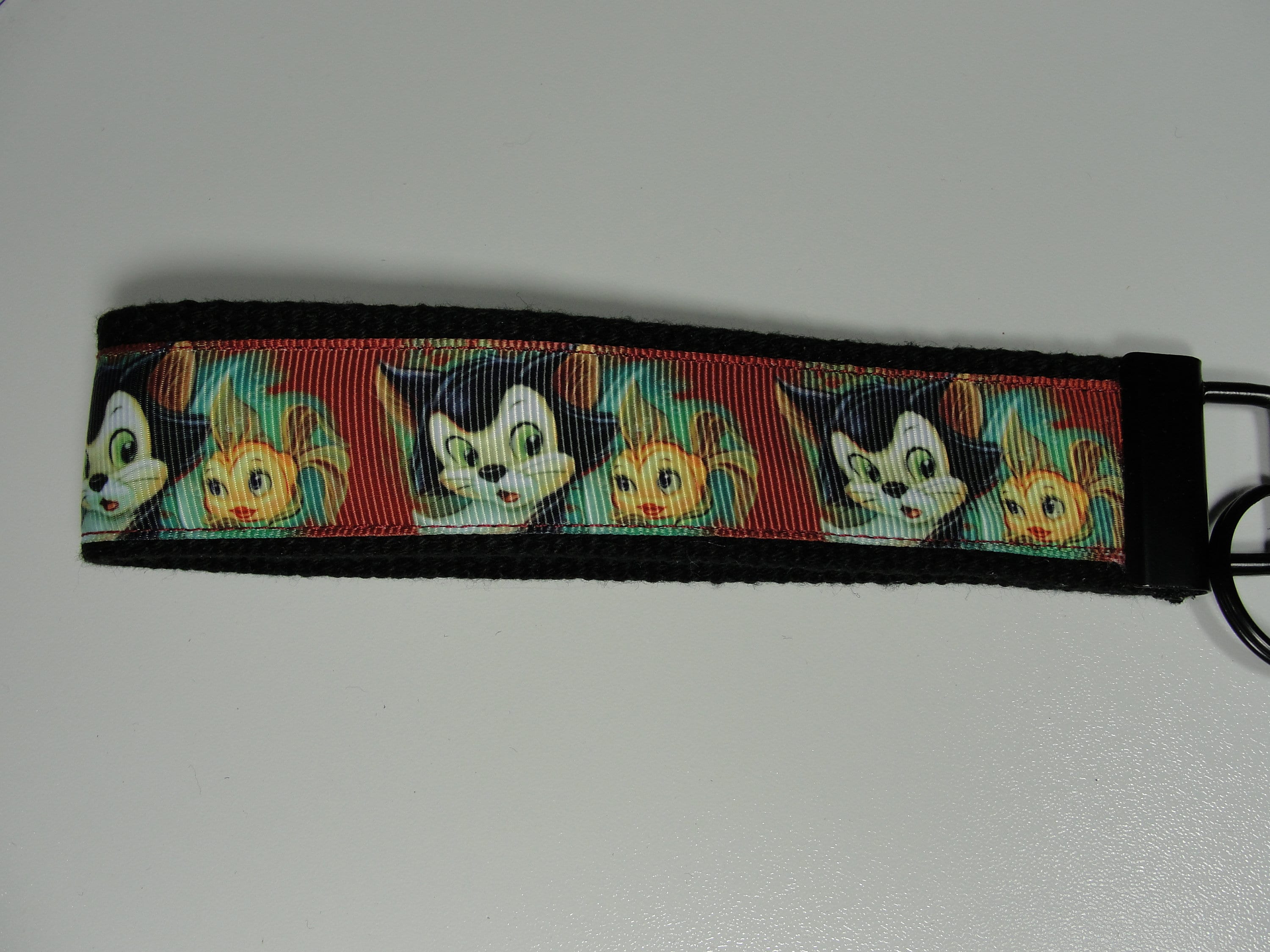 Disney Figaro and Cleo From Pinocchio Key Fob Strap or Keychain - Etsy