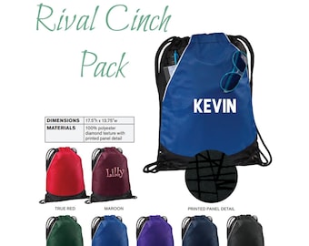Sac à cordon Rival personnalisé, sac de sport brodé