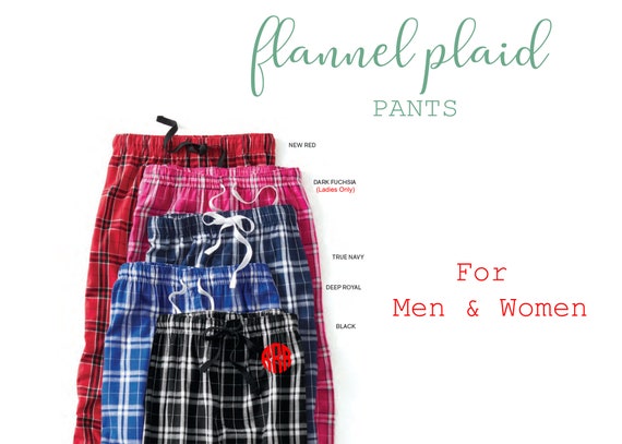 Personalized Pajama Pants Monogrammed 