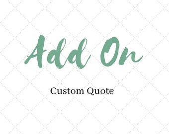 Devis personnalisé ADD-ON - 20