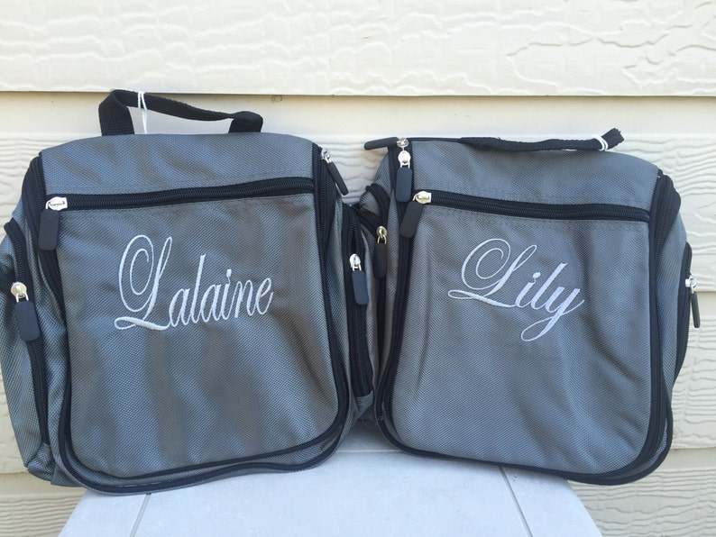 Personalized Toiletry Bag for Men and Women Embroidered Name Etsy