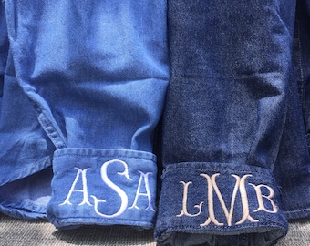 ADD-ON Embroidery Upgrade To Any Of Our Products- Cuff - Neck - Back - Extra Options