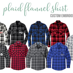 Oversized Bridesmaids Flannel Shirts, Get Ready, Bridal Party, Plaid Flannel Shirts, Button Up Shirt, Sorority Flannel, Wedding