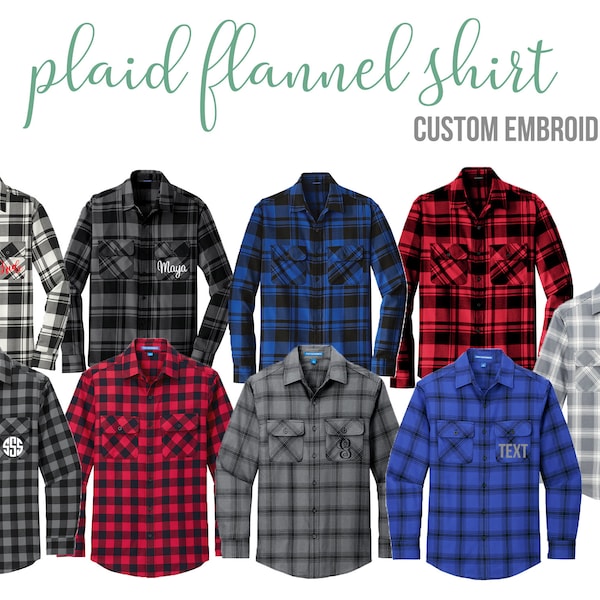 NEW COLORS Oversized Bridesmaids Flannel Shirts, Get Ready, Bridal Party, Plaid Flannel Shirts, Button Up Shirt, Sorority Flannel, Wedding