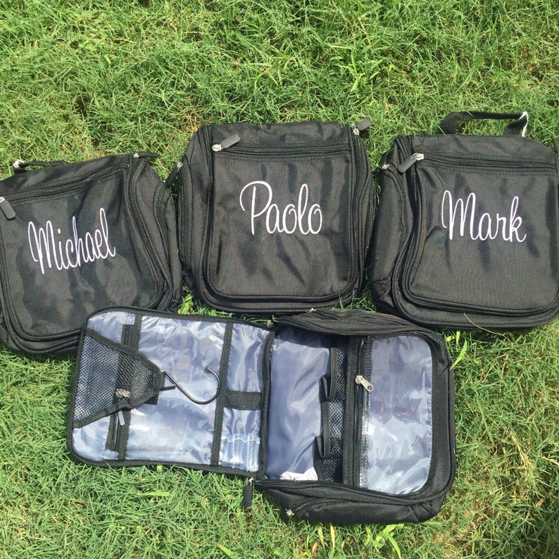 Personalized Toiletry Bag For Men and Women Embroidered Name Etsy