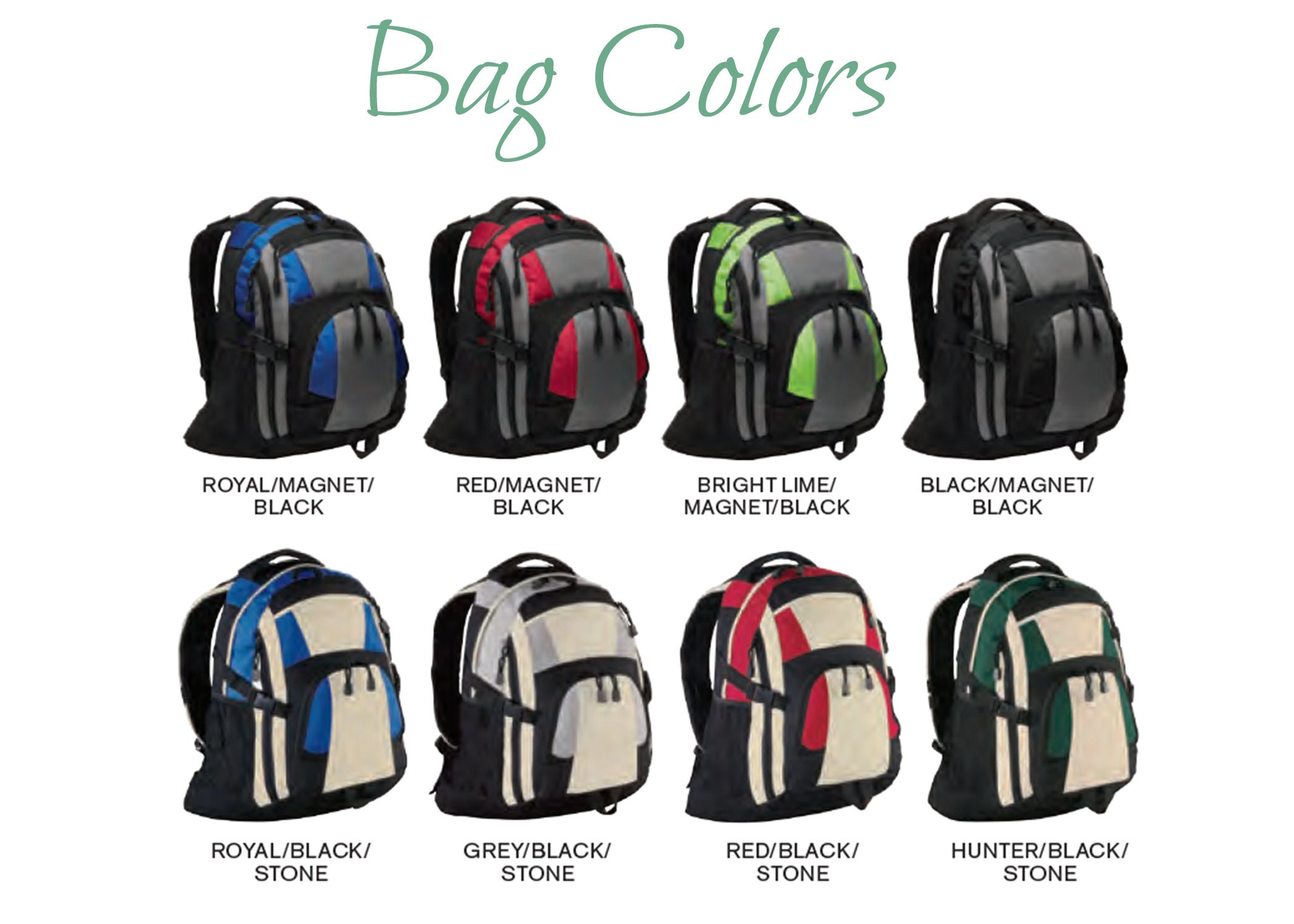 Custom Embroidery Urban Backpack School Backpack Monogrammed Etsy