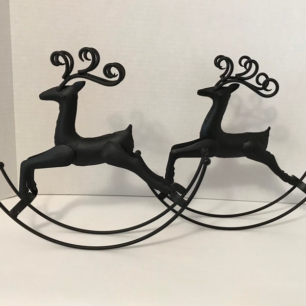 Metal Reindeer Etsy