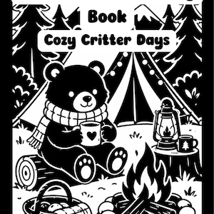 Monochrome Coloring Book, Cozy Critter Days One-Color Adult PDF