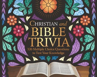Bible Game Trivia Printable Book, Bible Study Games For Adults, Christian Games, Test Your Knowledge | Instant PDF Digital Download
