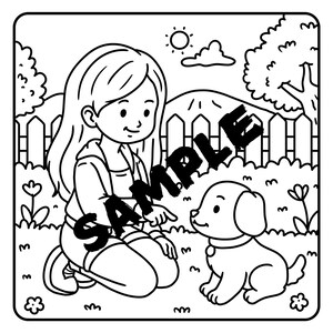 Entspannendes, gemütliches Mädchen-Malbuch-Paket | 147 druckbare digitale PDF-Dateien zur Entspannung und Selbstfürsorge Bild 6