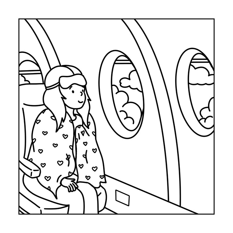 Entspannendes, gemütliches Mädchen-Malbuch-Paket | 147 druckbare digitale PDF-Dateien zur Entspannung und Selbstfürsorge Bild 4