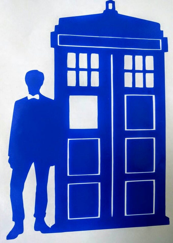 Doctor Who 11th Doctor Matt Smith Vinyl Decal Sticker Car Wall Laptop