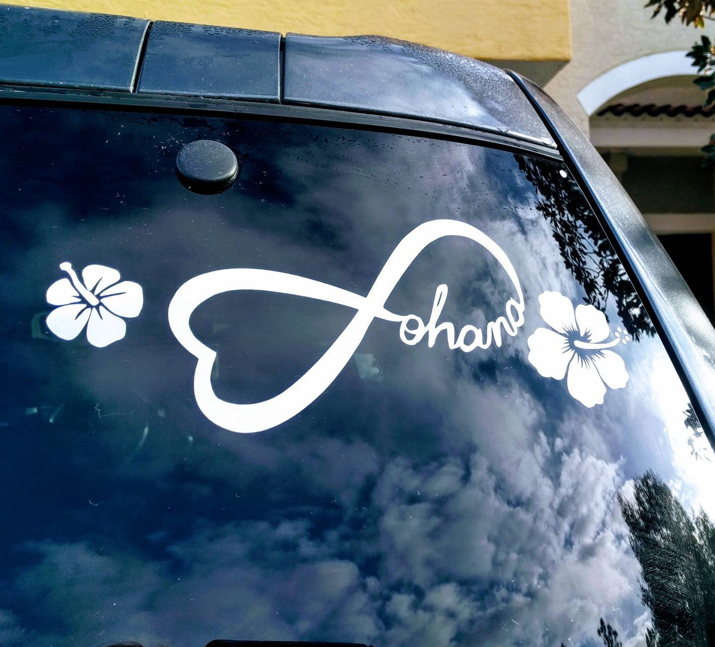 Disneys Lilo and Stitch Inspired Ohana Car Decal With Hawaiian Etsy