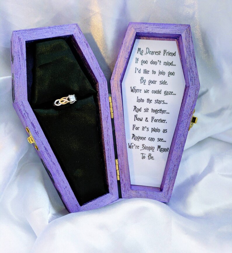 nightmare before christmas engagement ring box