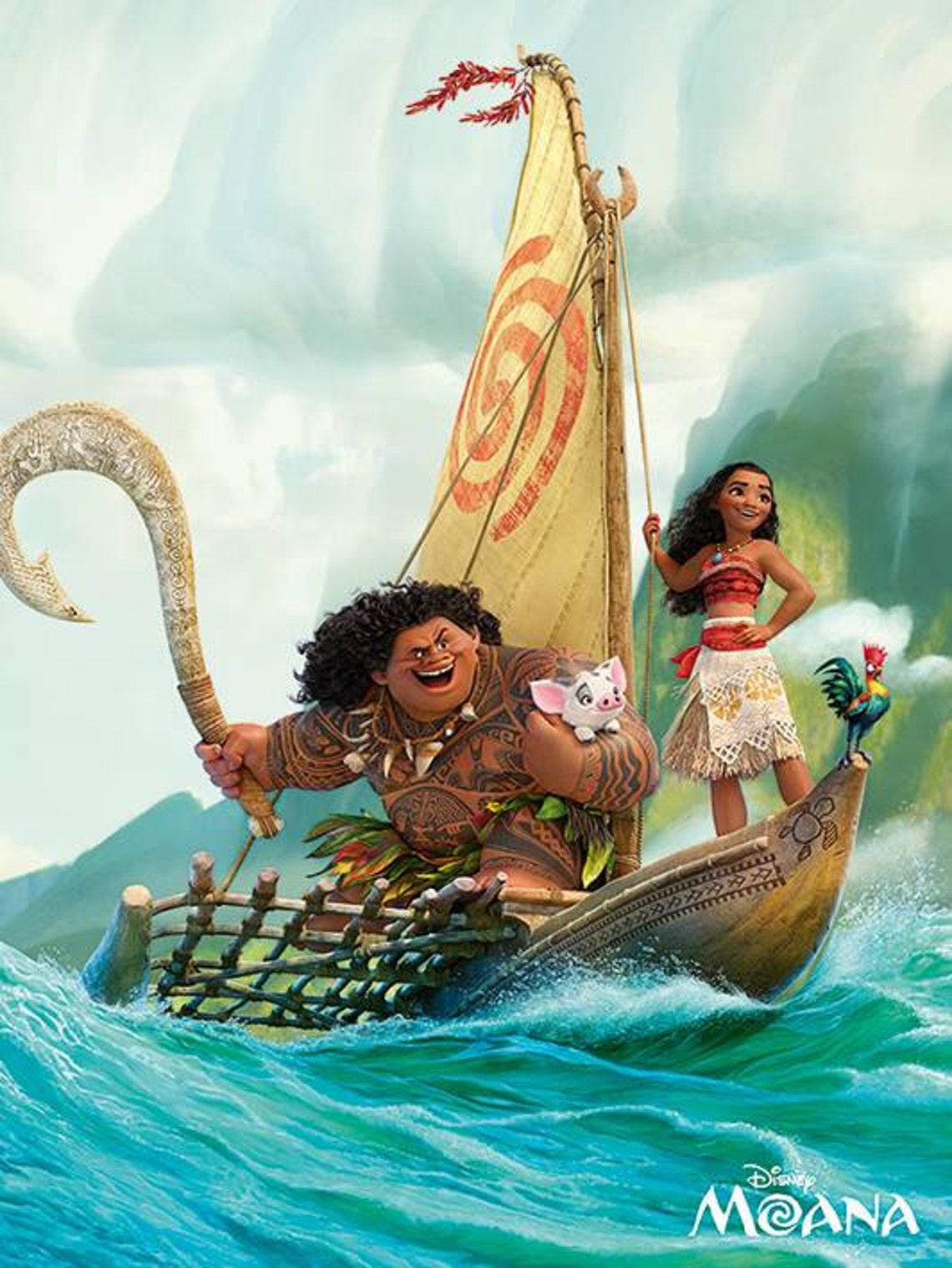 Disneys Moana Inspired Vinyl Decal for | Etsy