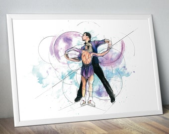 Infinity (Aljona Savchenko & Bruno Massot) Signed A3 Print