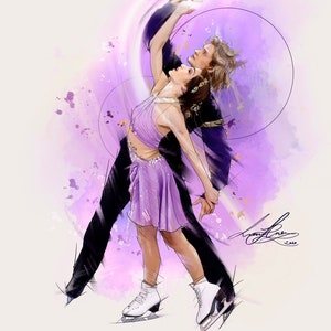 Scheherazade - Meryl Davis & Charlie White (A4/A3 Print)
