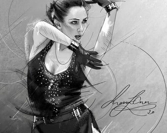 Elizaveta Tuktamysheva (A3 Limited Edition Print)