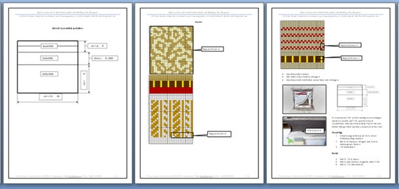 PDF Anleitung für Strickmaschine Rock zu Jeans MS00601