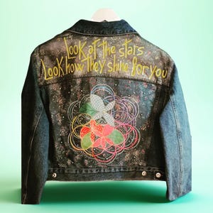 Coldplay Hand painted Jacket