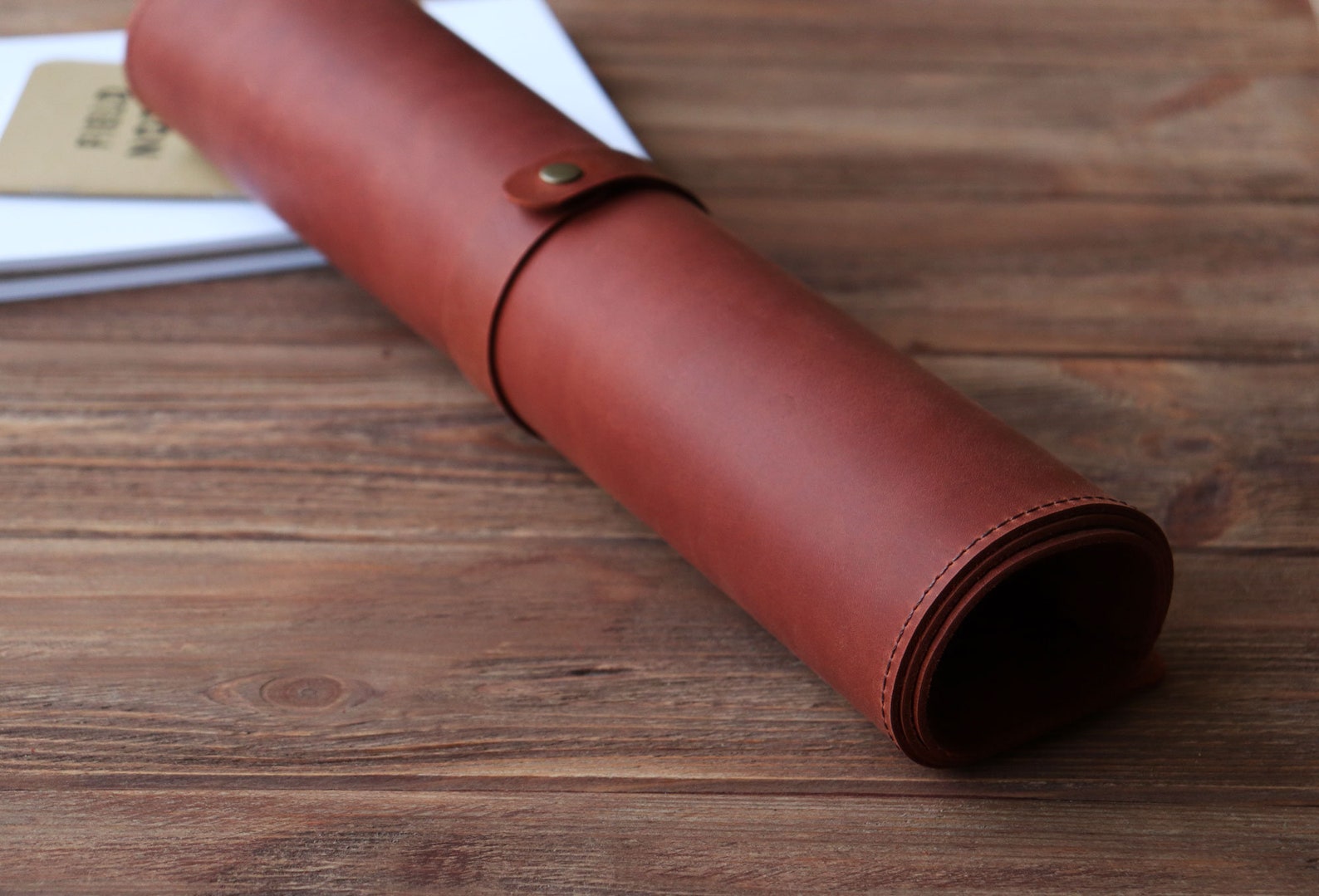 Personalized Desktop Leather Mat Leather Laptop Mat Desk Etsy