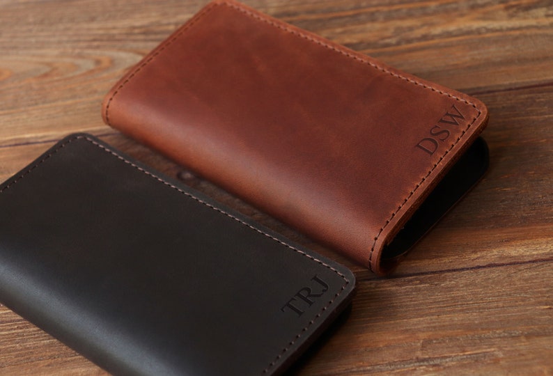 Personalized iPhone Wallet Case Leather iPhone 11 Case Etsy