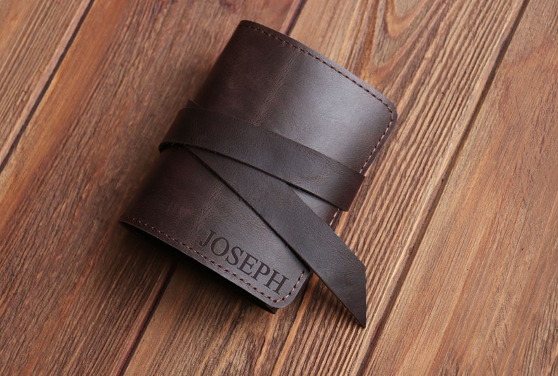 Leather Cord Travel Organizer Cable Organizer Leather Cord Etsy