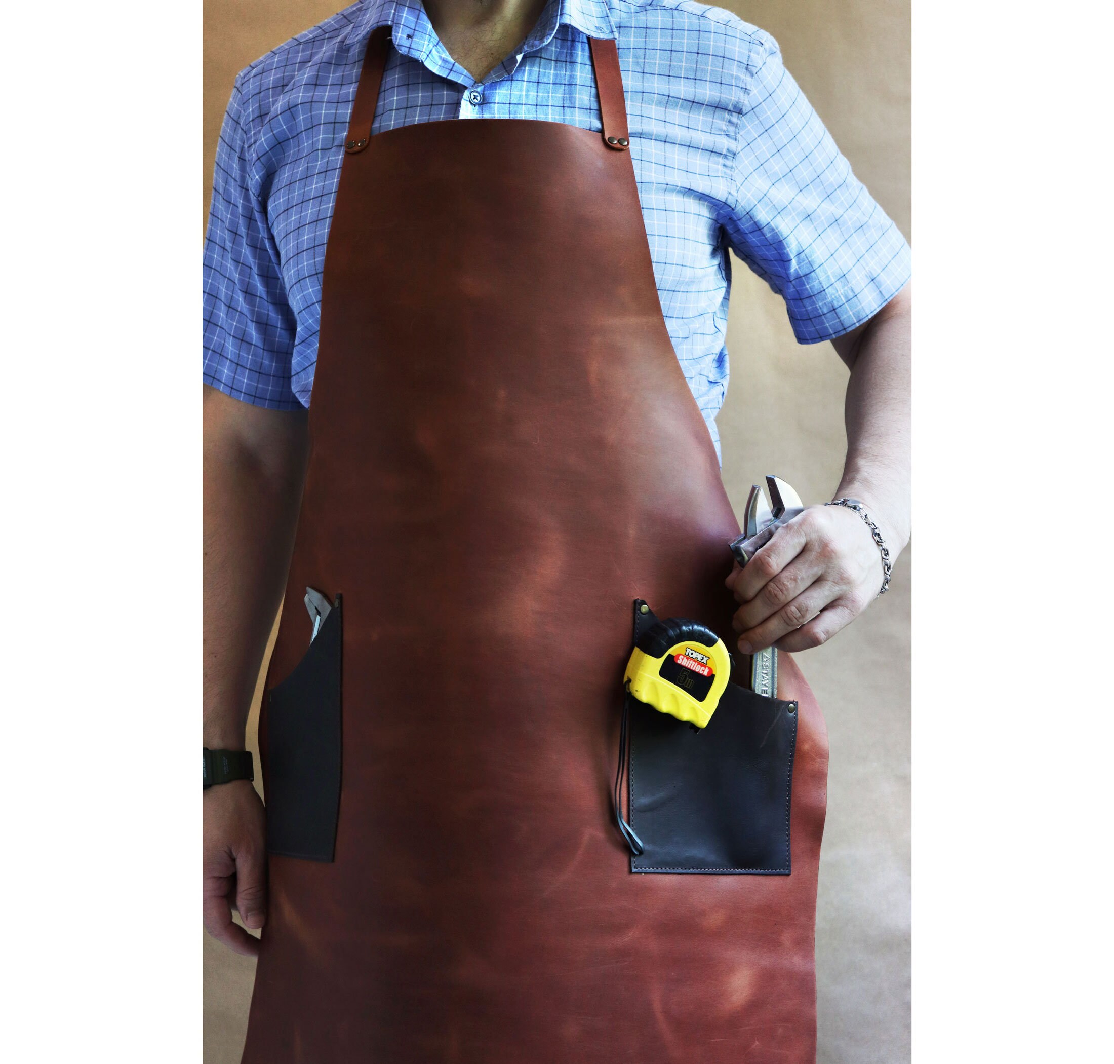 Leather Apron for Men Personalized Woodworking apron for Etsy