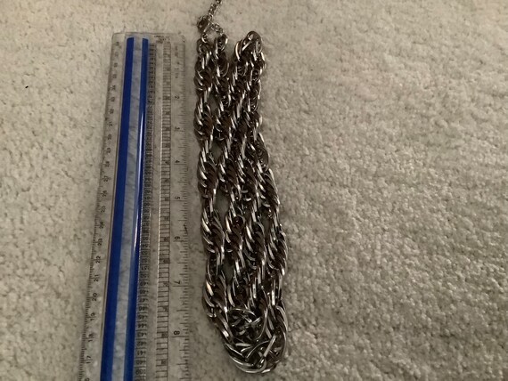 Hefty Chain Statement Necklace - image 4