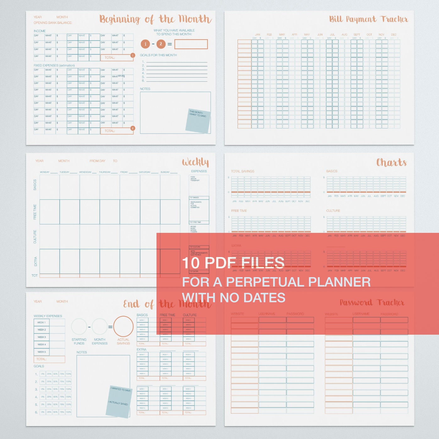 Kakebo Home Budget Planner Perpetual