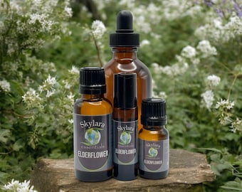 All Natural Elderflower Essential Oil Free Shipping