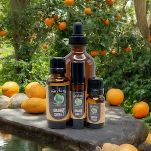 Organic Orange Sweet Essential Oil - FREE SHIPPING