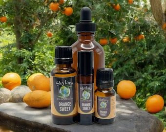 Organic Orange Sweet Essential Oil - FREE SHIPPING