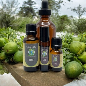 Organic Lime Essential Oil - FREE SHIPPING