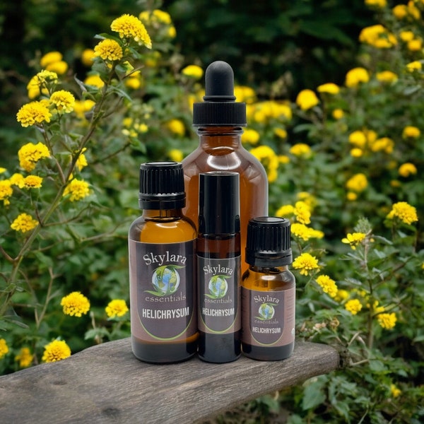 Organic Helichrysum Essential Oil - Free Shipping