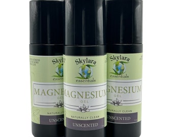 Roll-On Magnesium Gel - Targeted Relief in a Portable 3oz Bottle FREE SHIPPING