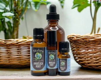 Aceite esencial puro de raíz de angélica: 100 % natural, de grado terapéutico