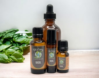 Organic Basil Essential Oil - FREE SHIPPING