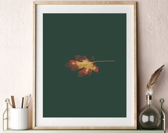 Autumn Leaves Photography, Instant Download Printable Art, Fall Wall ...