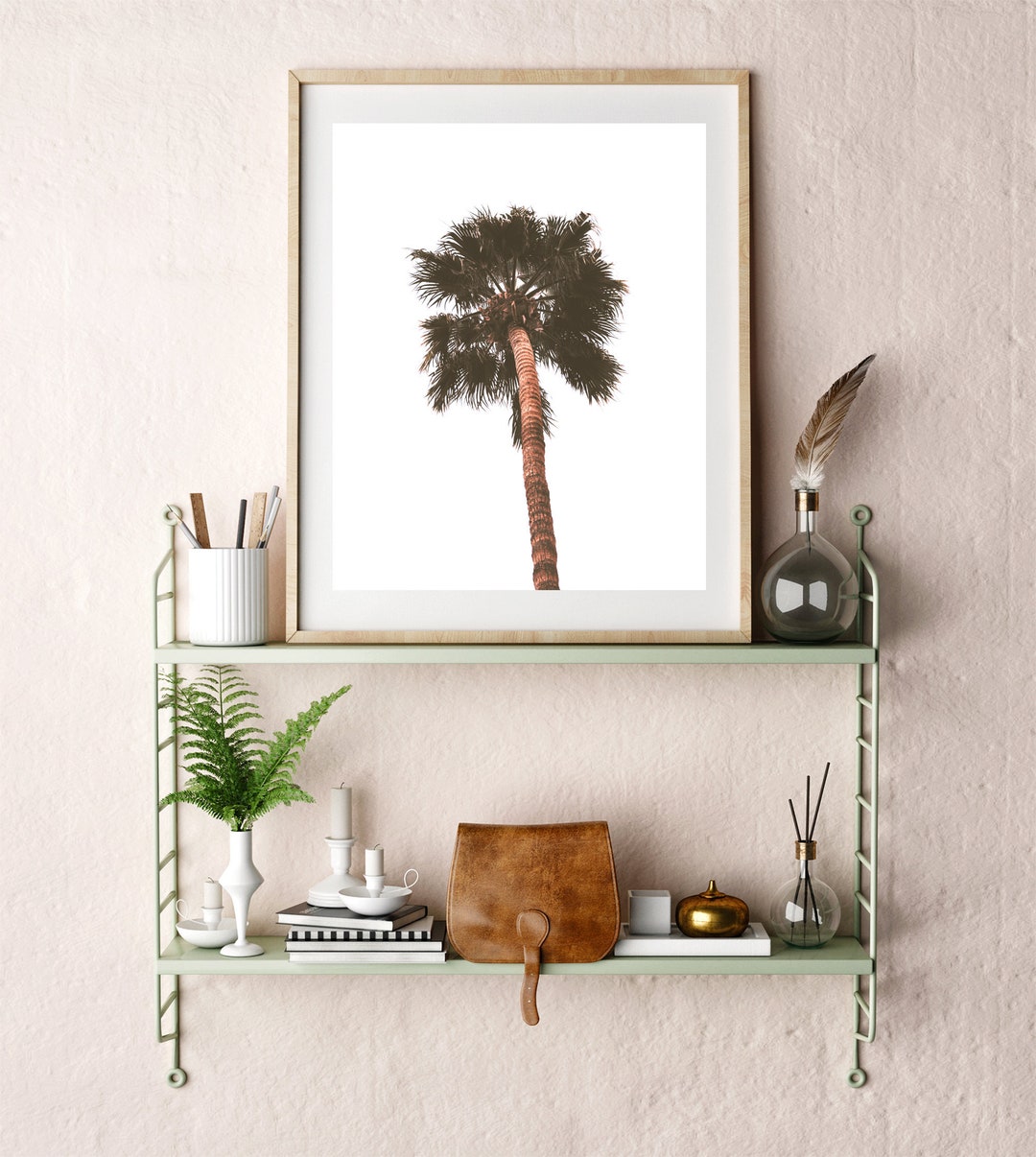 Palm Tree Wall Art Photo, Printable Desert Southwest Boho Decor ...