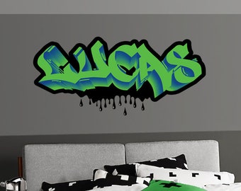 Graffiti Wall Decal Etsy